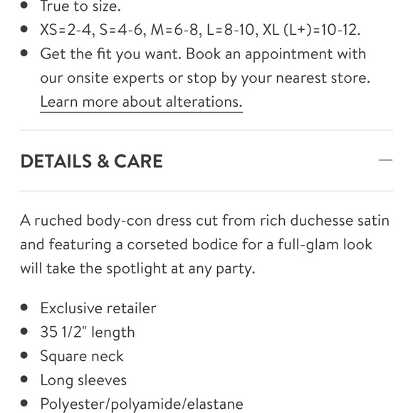 House of CB Freyja Satin Ruched Long Sleeve Body-Con Dress medium m green - Picture 8 of 11